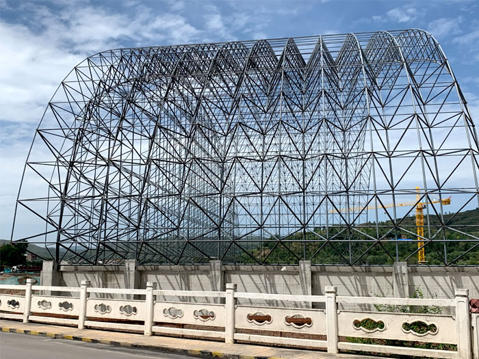 宣威山寨矿储煤棚网架